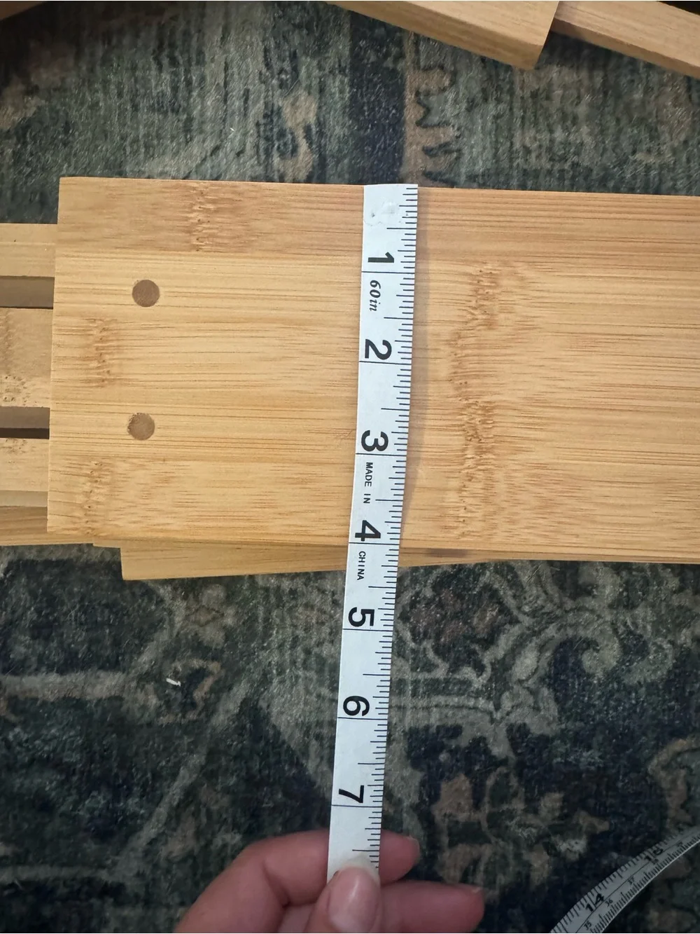 Bamboo Drawer dividers (6) Brightroom